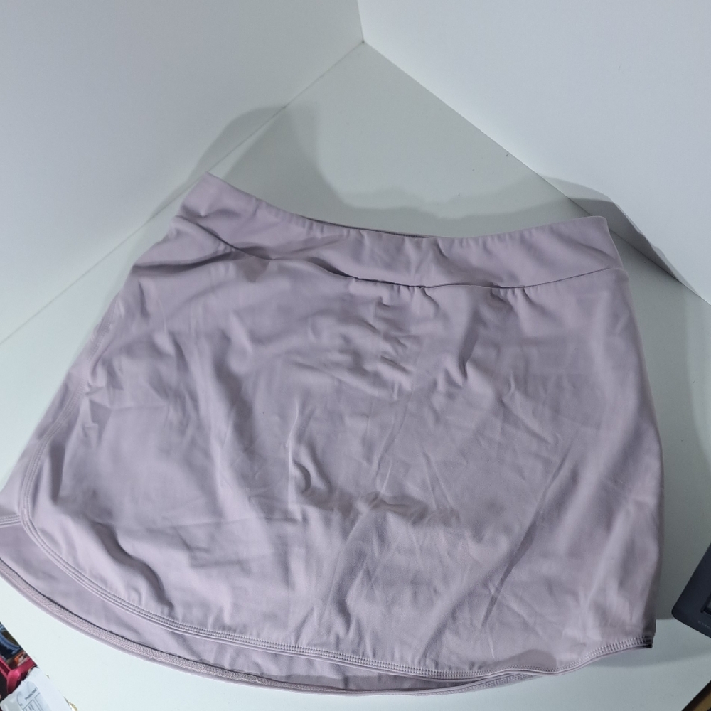 HALARA Light Purple Mini Skirt With Short And Pockets